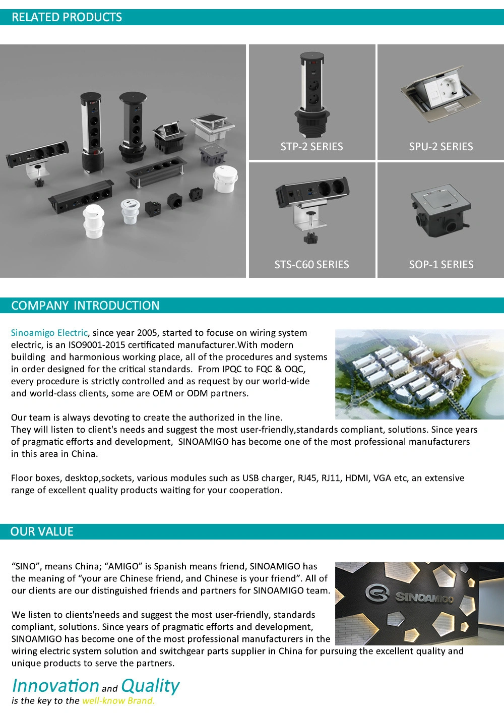 IP65 Anti-Scratching Watertight Round Floor Socket