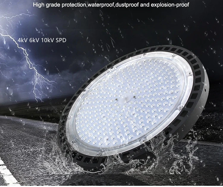 3 Years Warranty IP65 Beam 60 90 120deg 120lm/W 130lm/W Energy Saving UFO 150W LED High Bay Light