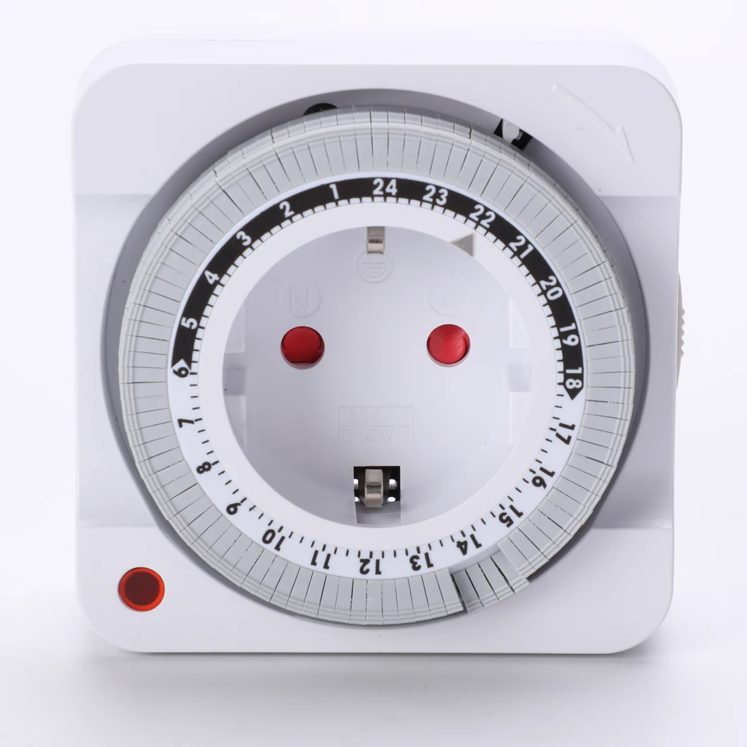 24h EU Mechanical Timer Switch, Timer Socket