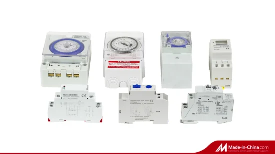 Ah711 24-Stunden-DIN-Schienen-Quadratbatterie, elektrischer mechanischer Zeitschalter