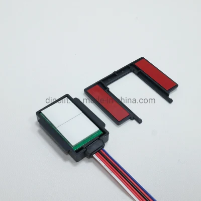 12V/24V 2 Touch Points Sensorschalter für Smart Mirror Doppelte Touch-Sensorsteuerung für Badezimmer-Lichtspiegel mit Dimmung